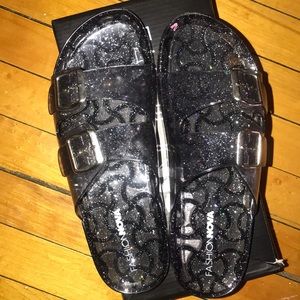 Glitter Jelly Slides